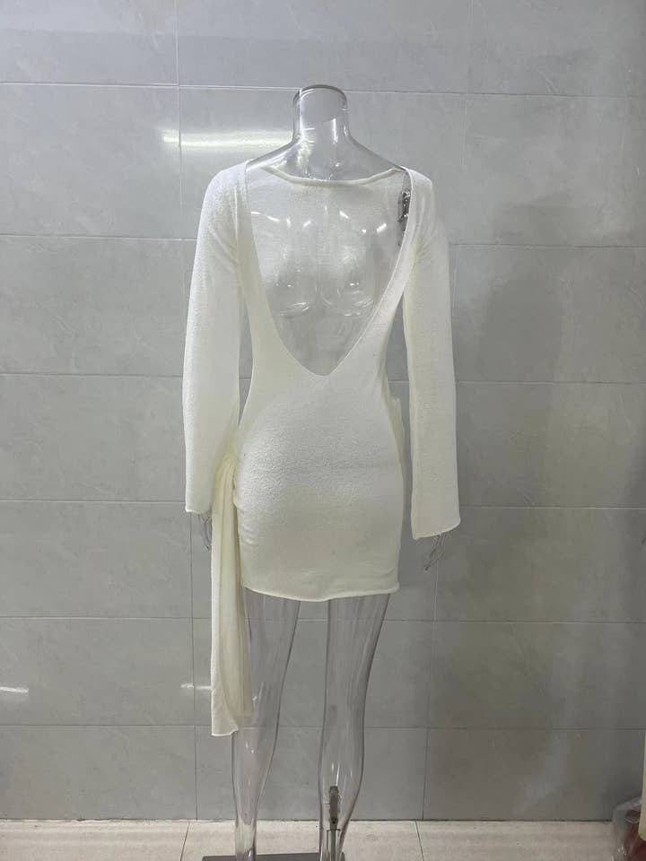 Marayn - Wholesale Dress – Women's - Chic Summer Knit Mini Dress Sexy European Style10