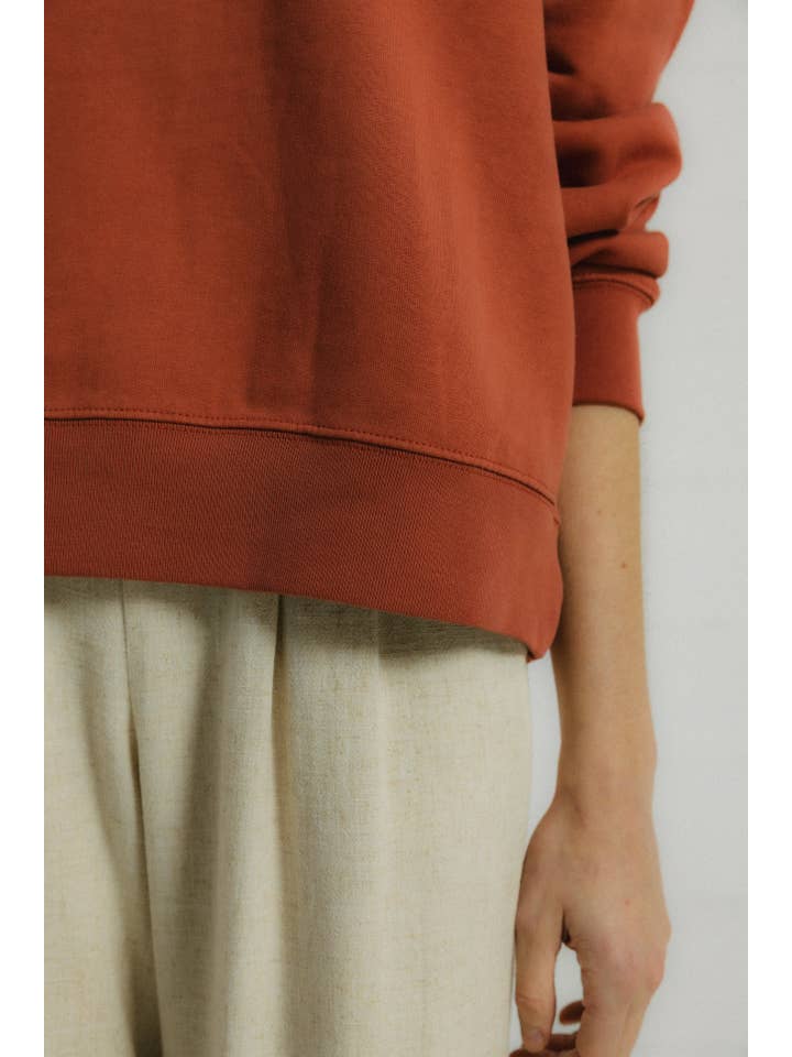 Triana by C – wholesale Sweatshirt – Women's – BIARRITZ VINTAGE EARTH SWEATSHIRT TRIANABYC4