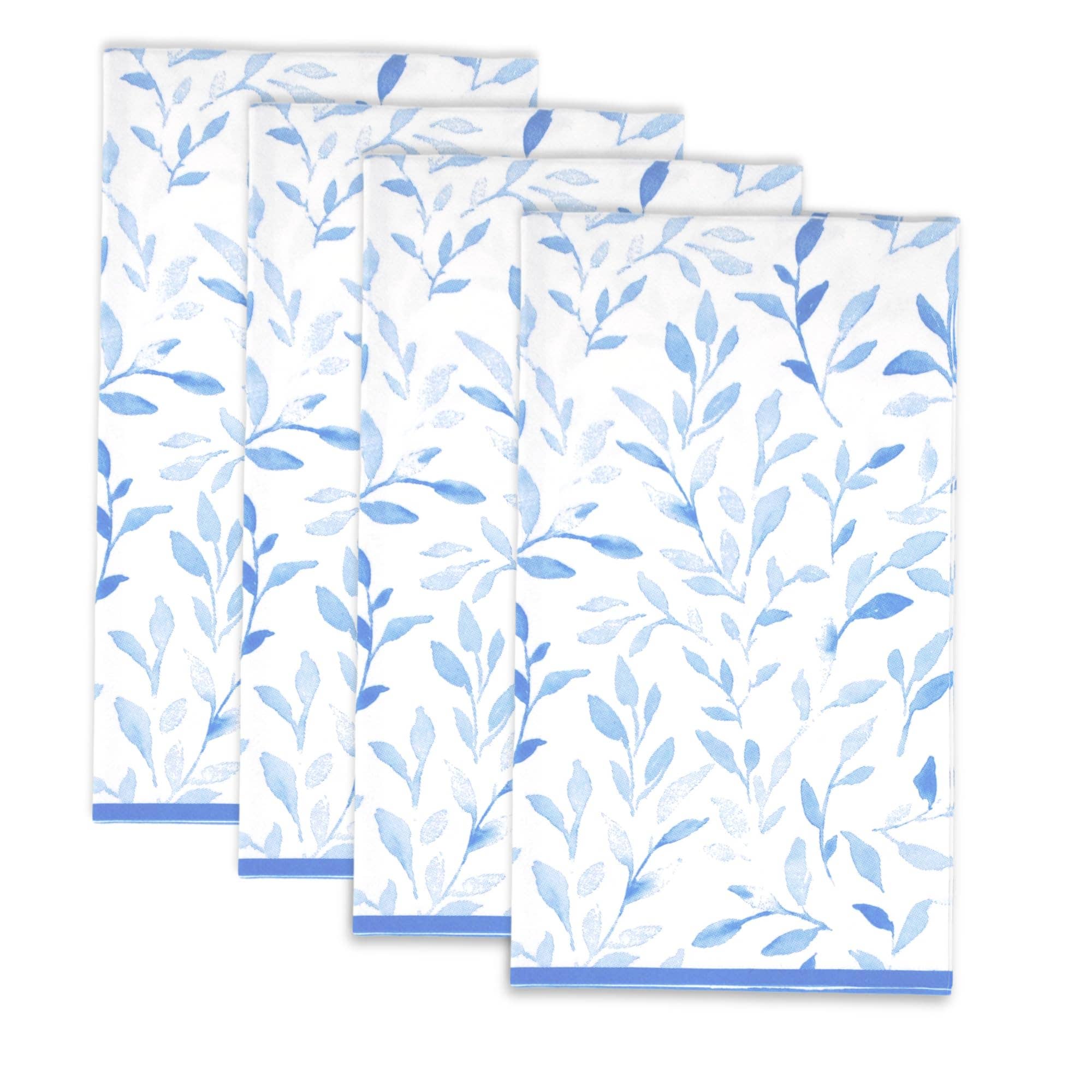 Stxy’s - Wholesale Disposable Napkin - Blue and White Branches Paper Guest Napkins - 25pcs1