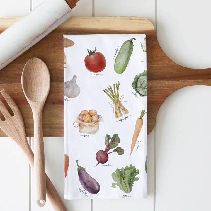 Gemüse-Tee-Handtuch für den Großhandel von Porter Lane Home