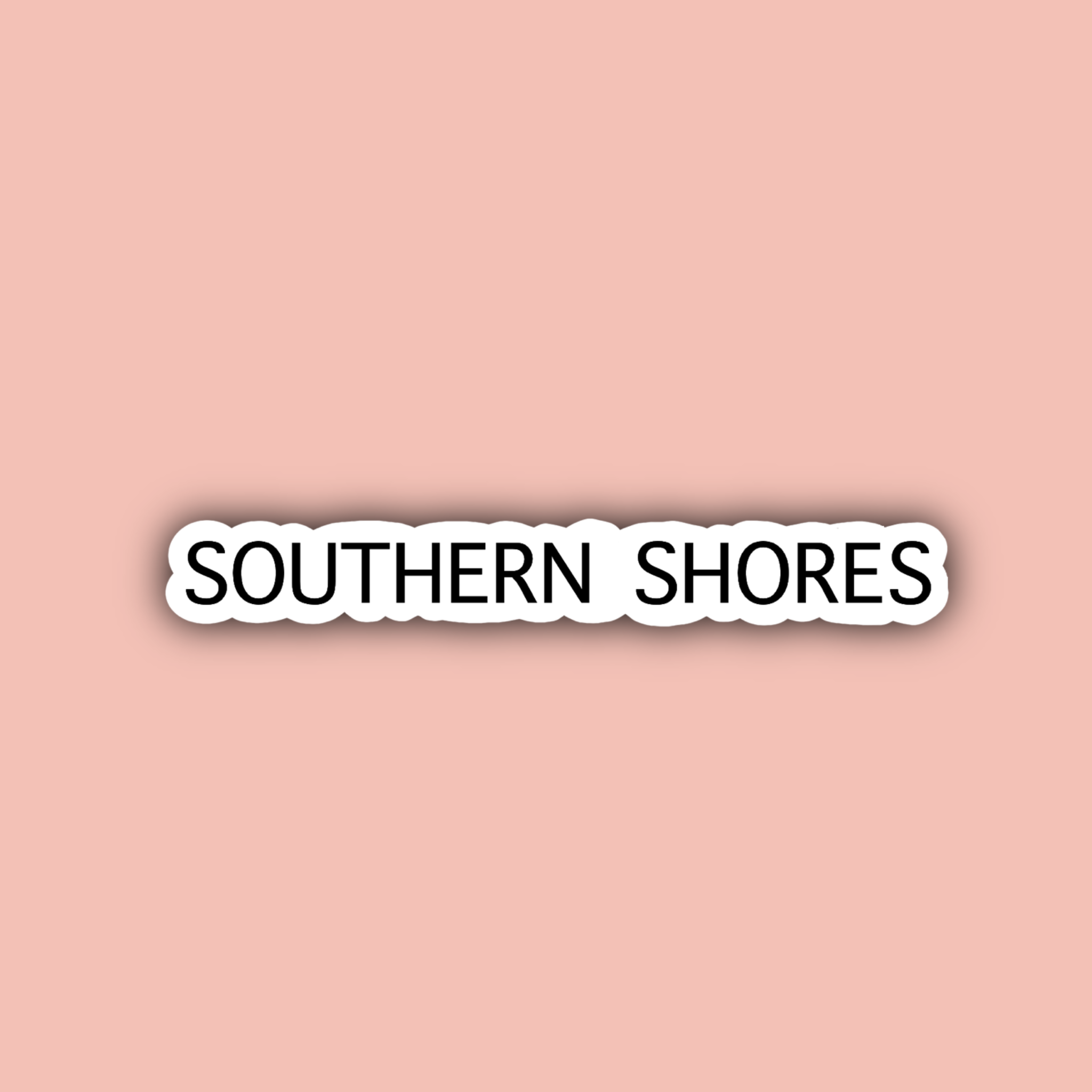 Delmarva Stickers - Wholesale Sticker - Sotuhern Shores - 3" Waterproof Sticker0