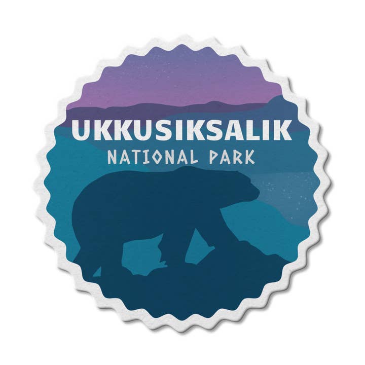 Ukkusiksalik National Park of Canada Autocolante em Vinil Impermeável por atacado de Canada Untamed