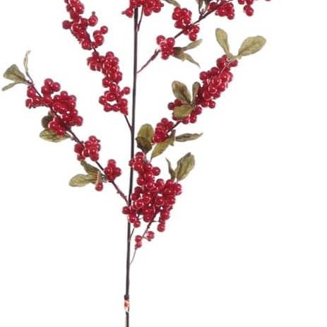 2PC Vibrant 36" Cluster Berry Spray Stunning Decorative Pick for wholesale by Larksilk