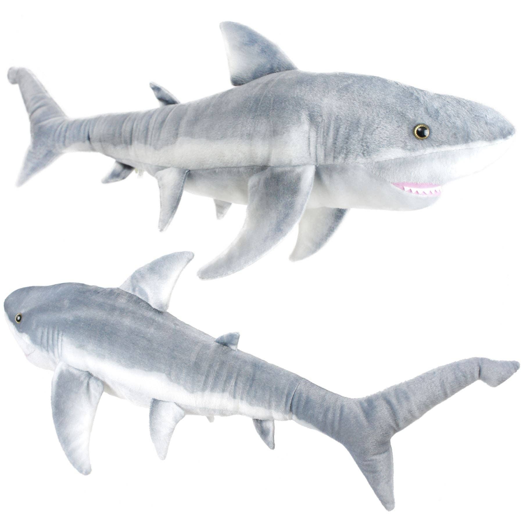 VIAHART Toy Co. – Peluche - Crianças e bebés por atacado – Sammy The Shark | Pelúcia de bicho de pelúcia de 36 polegadas4