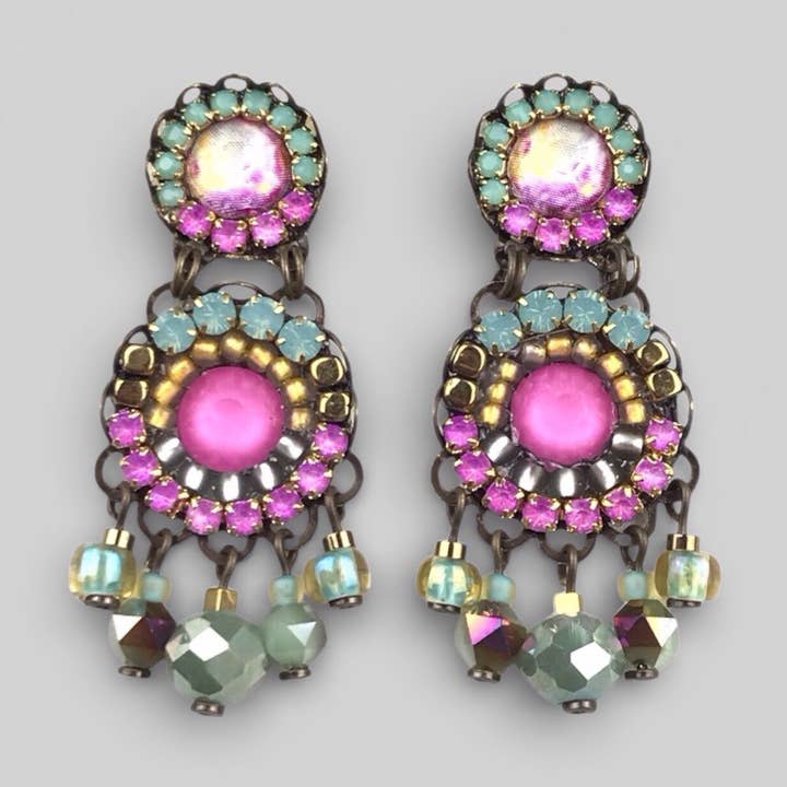 Kristallörhängen LOREA för wholesale av melizijewelry