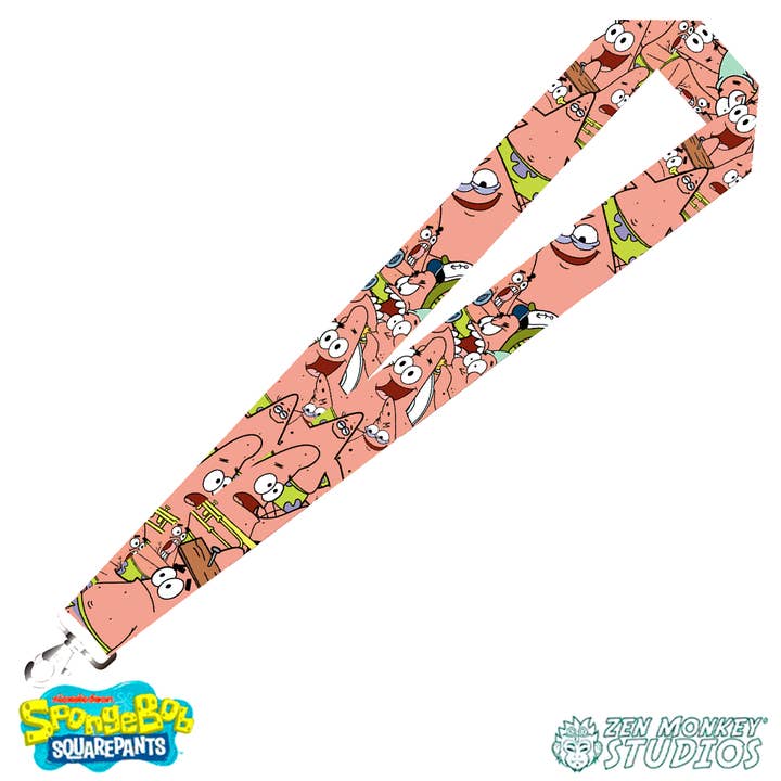 Patrick Memes - SpongeBob SquarePants Lanyard for wholesale by Zen Monkey Studios