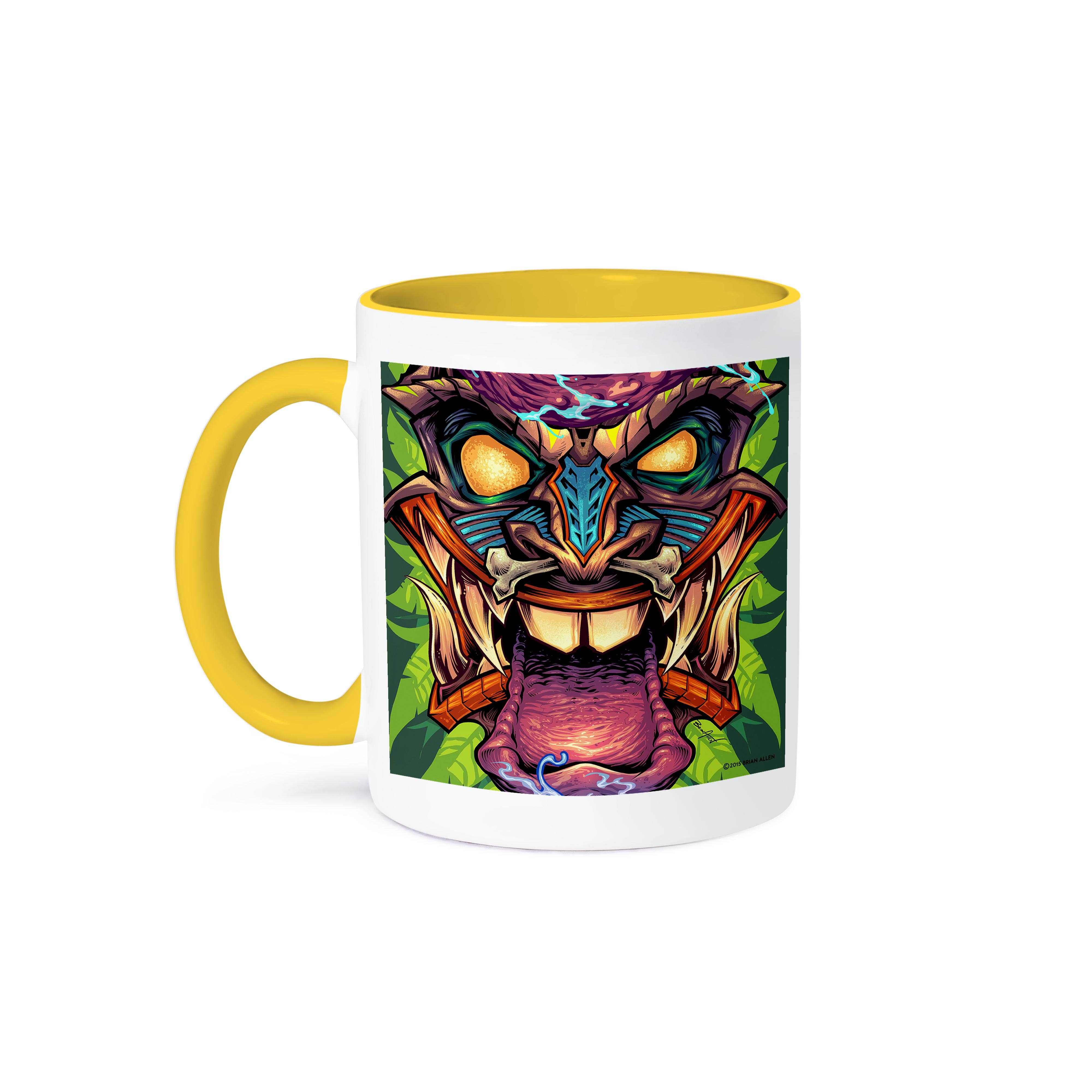 3dRose - Wholesale Coffee Mug - 3dRose, A laughing Tiki head with tongue hanging out, Mug0