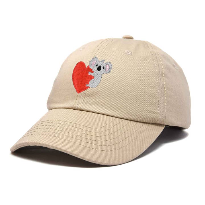 Dalix - Wholesale Baseball Cap - Women's - DALIX Cute Koala with Heart Hat Womens Embroidered Ball Cap11