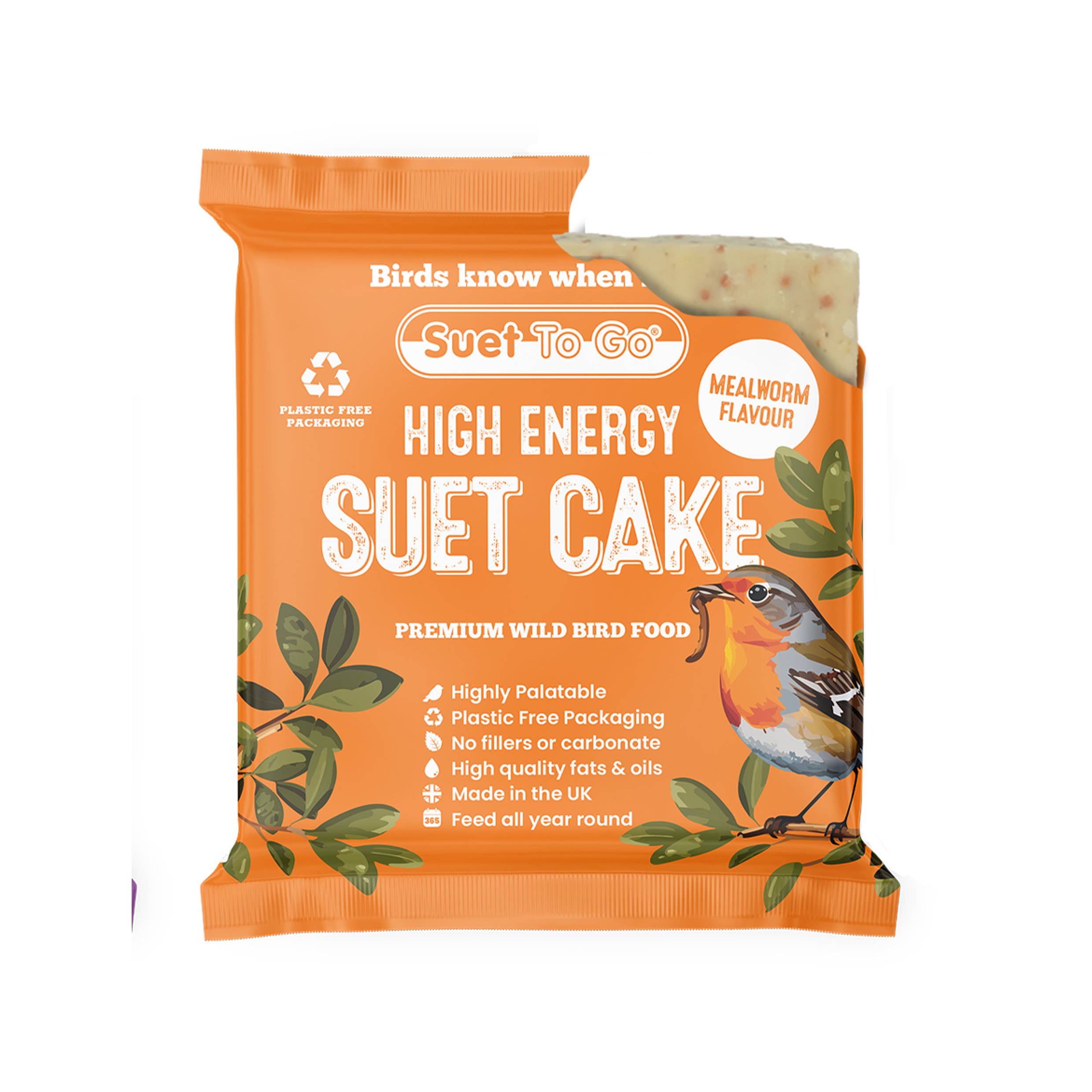 Natures Grub – wholesale Pet food – Not cat/dog – Suet To Go Suet Cake SRP 10pk - Mealworm | Wild Bird Food1