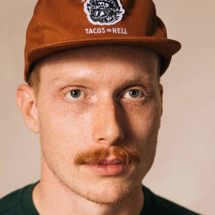 Pyknic - Wholesale Flat Brim Cap - Men's - Hope They Serve Tacos in Hell Hat3