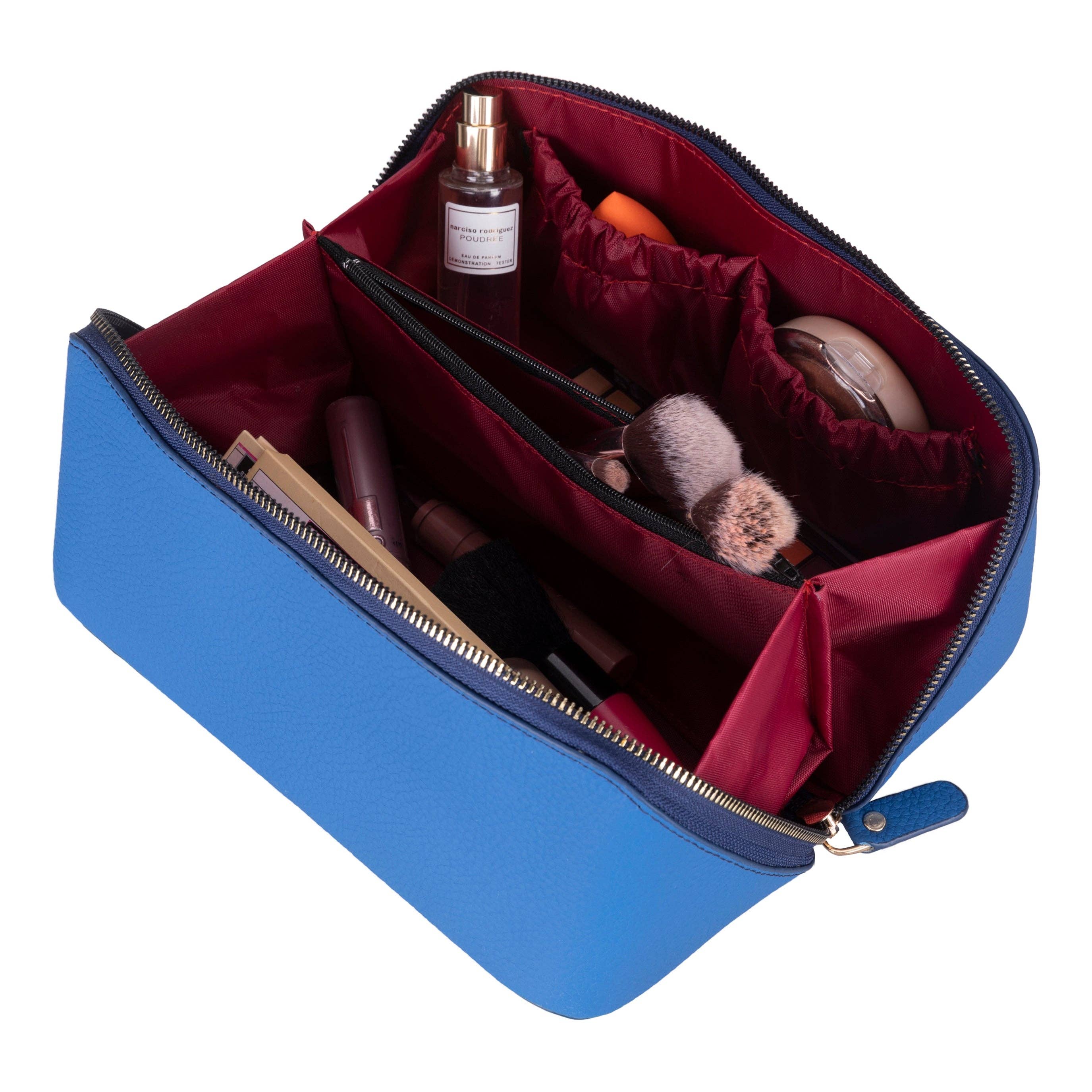 Lupinny Leather - Vente Trousses de maquillage/cosmétique - Trousse de maquillage en cuir Ellati – Trousse de toilette et étui de voyage durable14