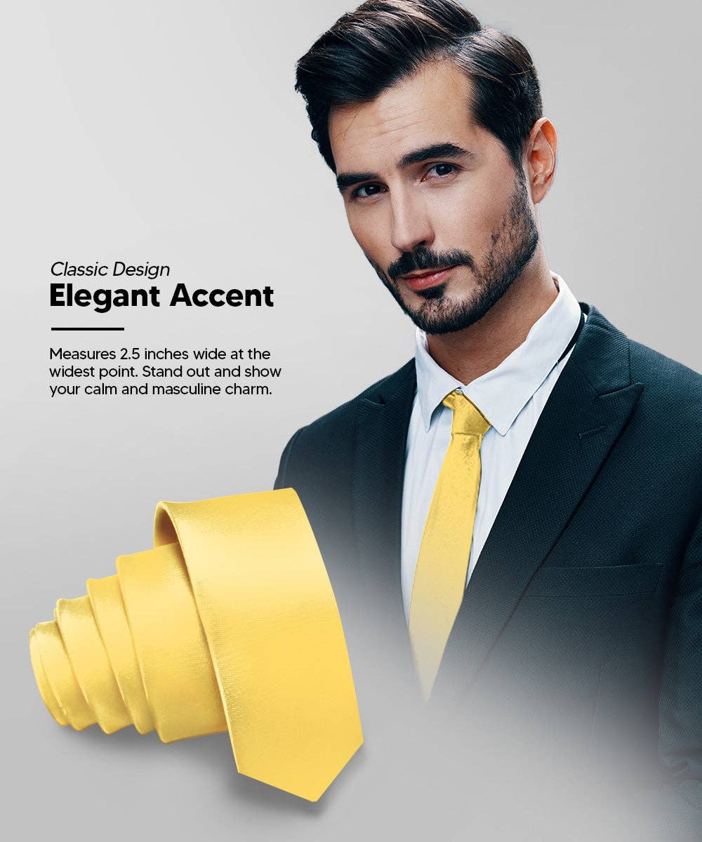 Dubal Brothers - Vente Cravate – homme - Cravate fine unie (4 paquets) par Vittorio Farina93