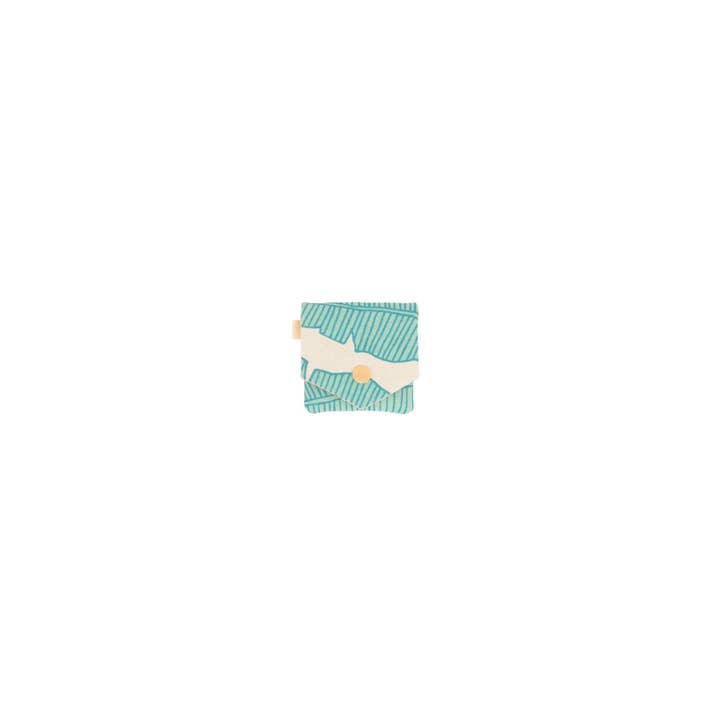 Jana Lam - Wholesale Pouch - Women's - Little Things Pouch • Banana Leaf • Teal over Green Mist