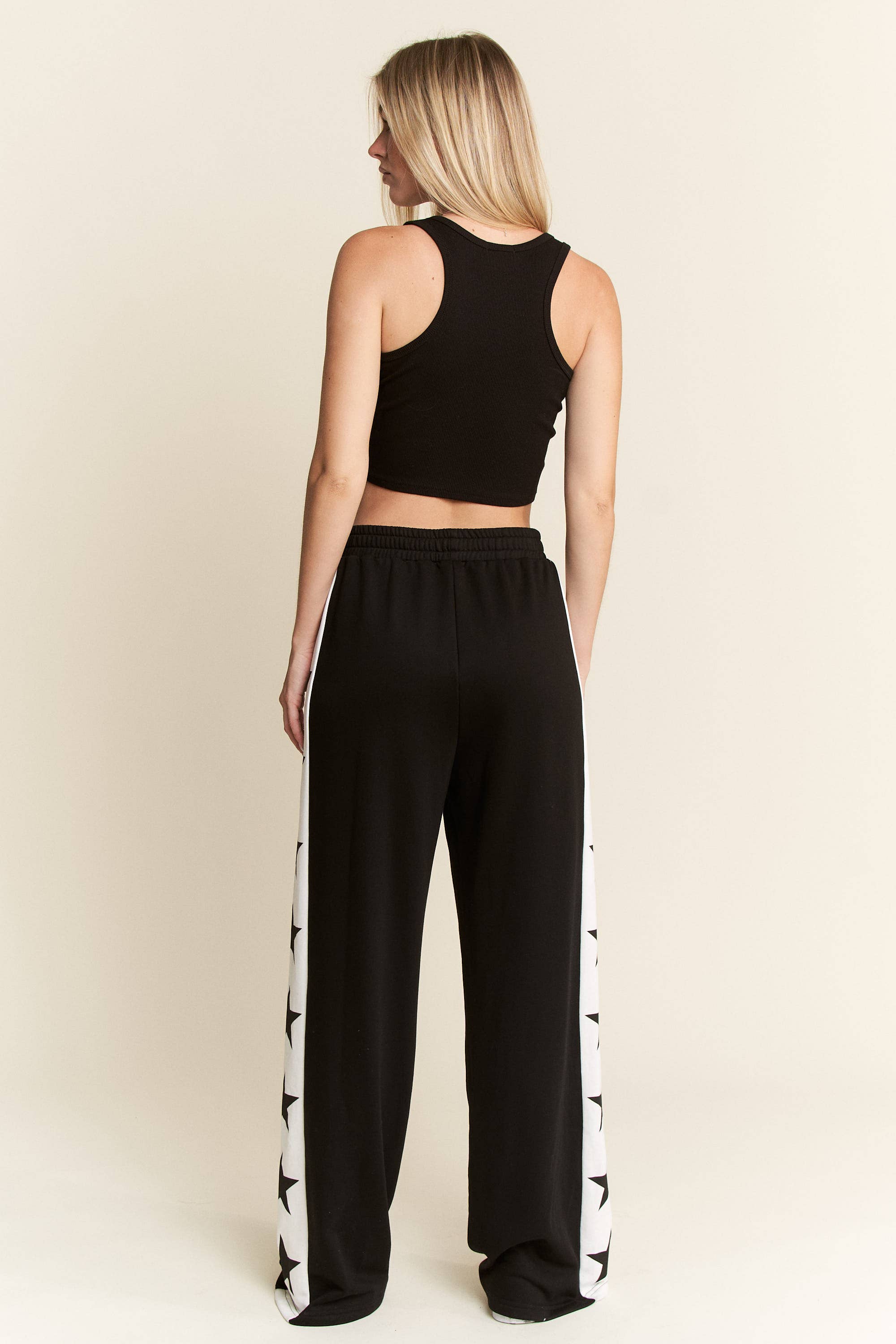 JADE BY JANE - Venta al por mayor Pantalones de chándal/cómodos - Mujer - PANTALONES DE CHÁNDAL A RAYAS ESTRELLADAS9