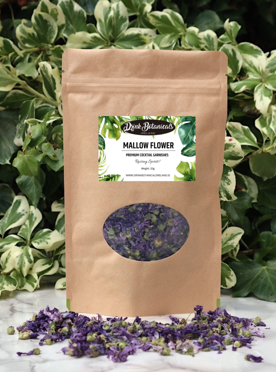 Drink Botanicals Ireland - Vente Mélange/sirop pour cocktails - Fleur de mauve séchée - Drink Botanicals Ireland2