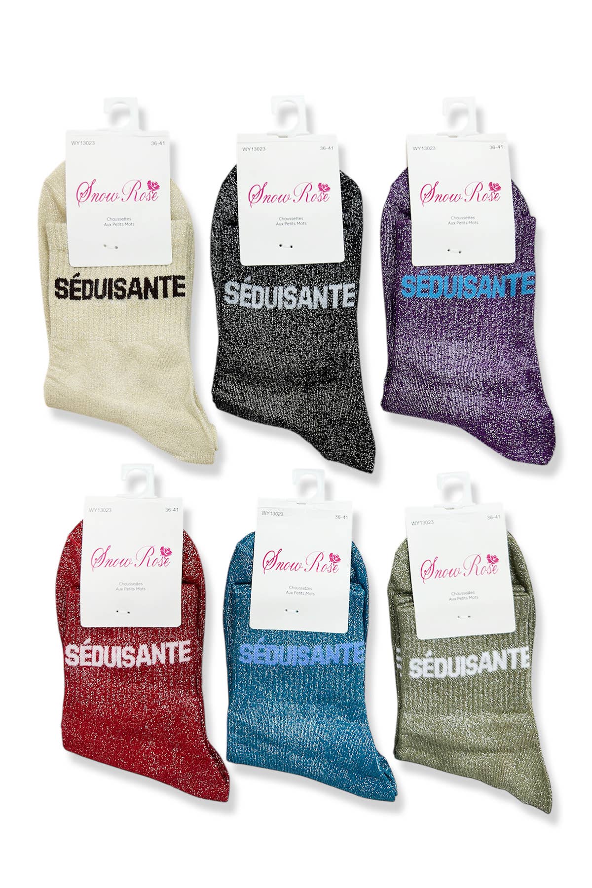 Assorted Shiny socks for wholesale on Faire