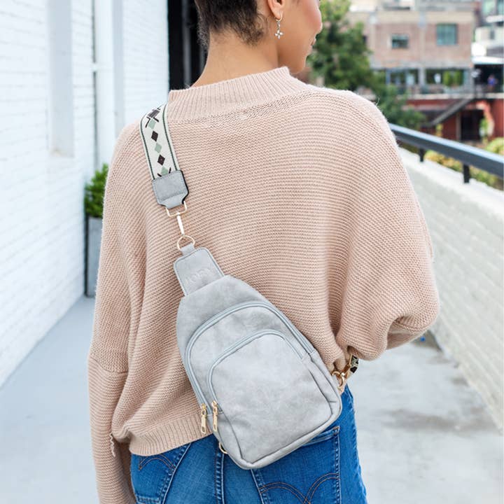 Seriously Shea - Wholesale Crossbody Bag - Women's - Travel Sling Cross Body Bag | Rebeca (Cloud)