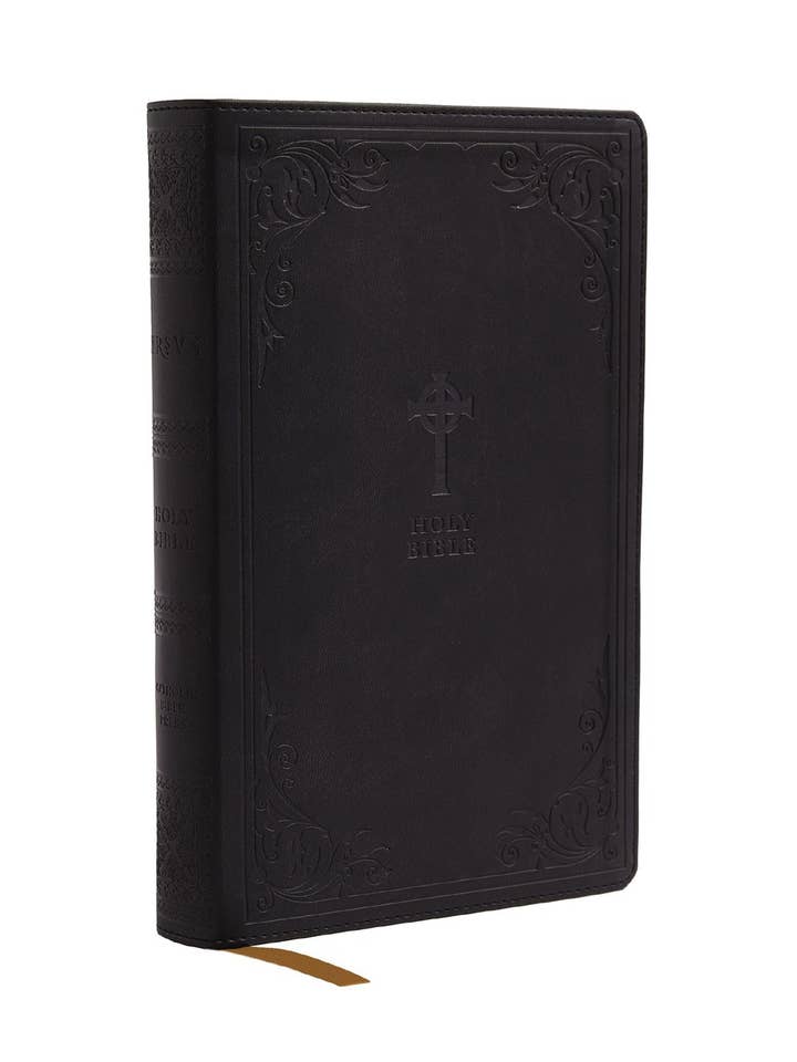 NRSV Catholic Edition Gift Bible, Black Leathersoft (Comfort for wholesale by HarperCollins Christian Publishing