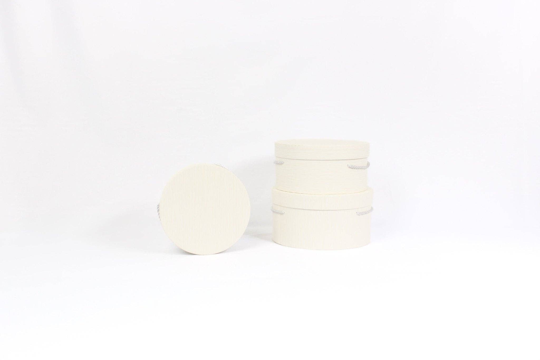 Elegant Design Supply - Wholesale Gift Box - Line Textures Round Box with Handle9