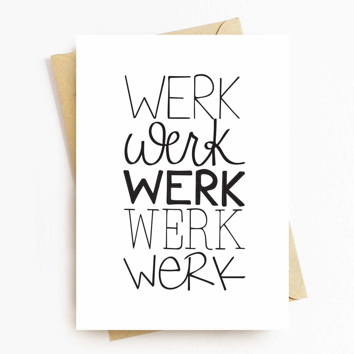 Pep Talker – wholesale Encouragement card – Werk Motivational Greeting Card0