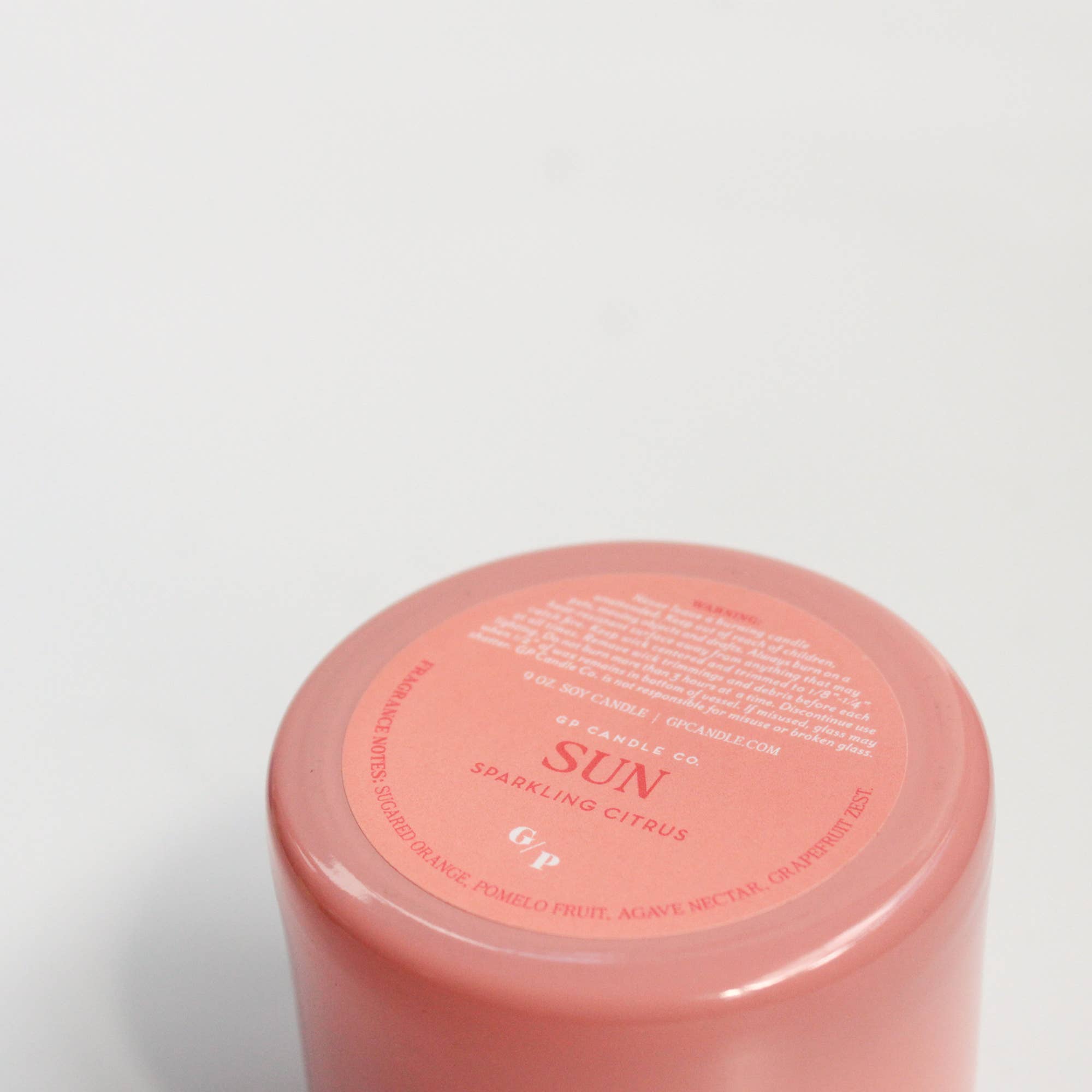 GP Candle Co. - Venta al por mayor Velas en tarros - Vela Sun Hue de 9 onzas (cítricos espumosos)7