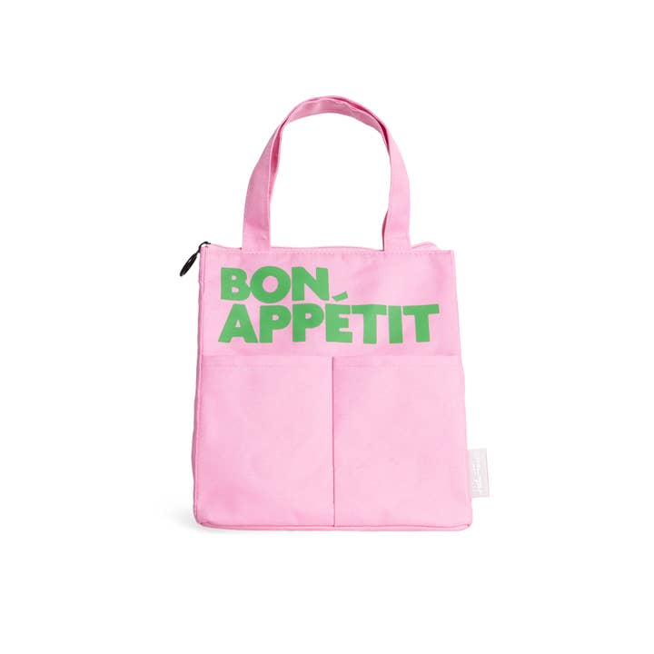 Helio Ferretti - Wholesale Lunch Bag/Box - PINK BON APPÉTIT ISOTHERMIC LUNCH BAG HF