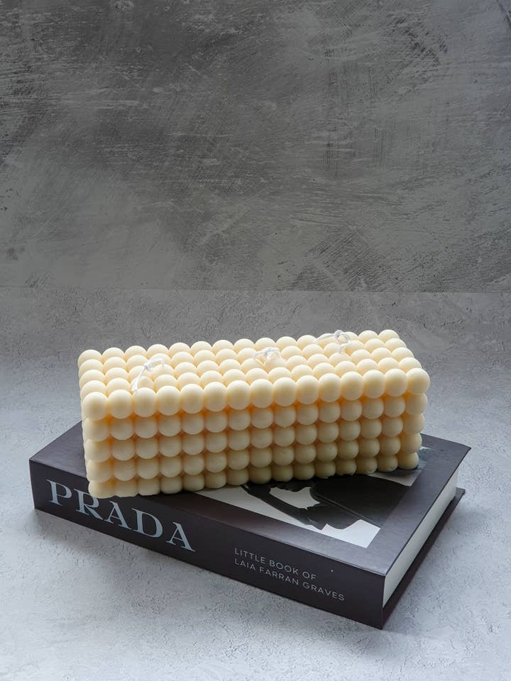 XXL Bubble 1,2 kg handgjord sojavax heminredning mittstycke för wholesale av Gokican