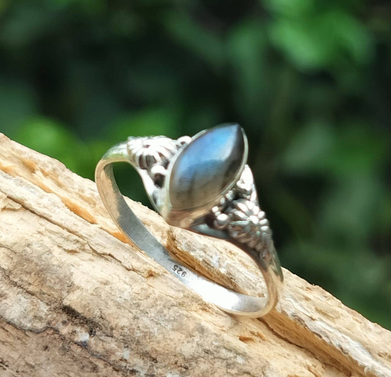 SILVER CAVE – wholesale Single stone/solitaire ring – Pack of 6 Natural Gemstones 925  Silver Handmade Rings7