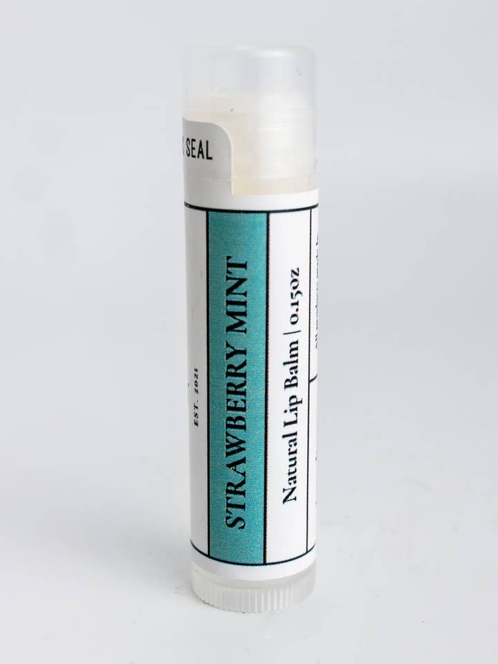 Strawberry Mint Lip Balm for wholesale by Hope's Landing