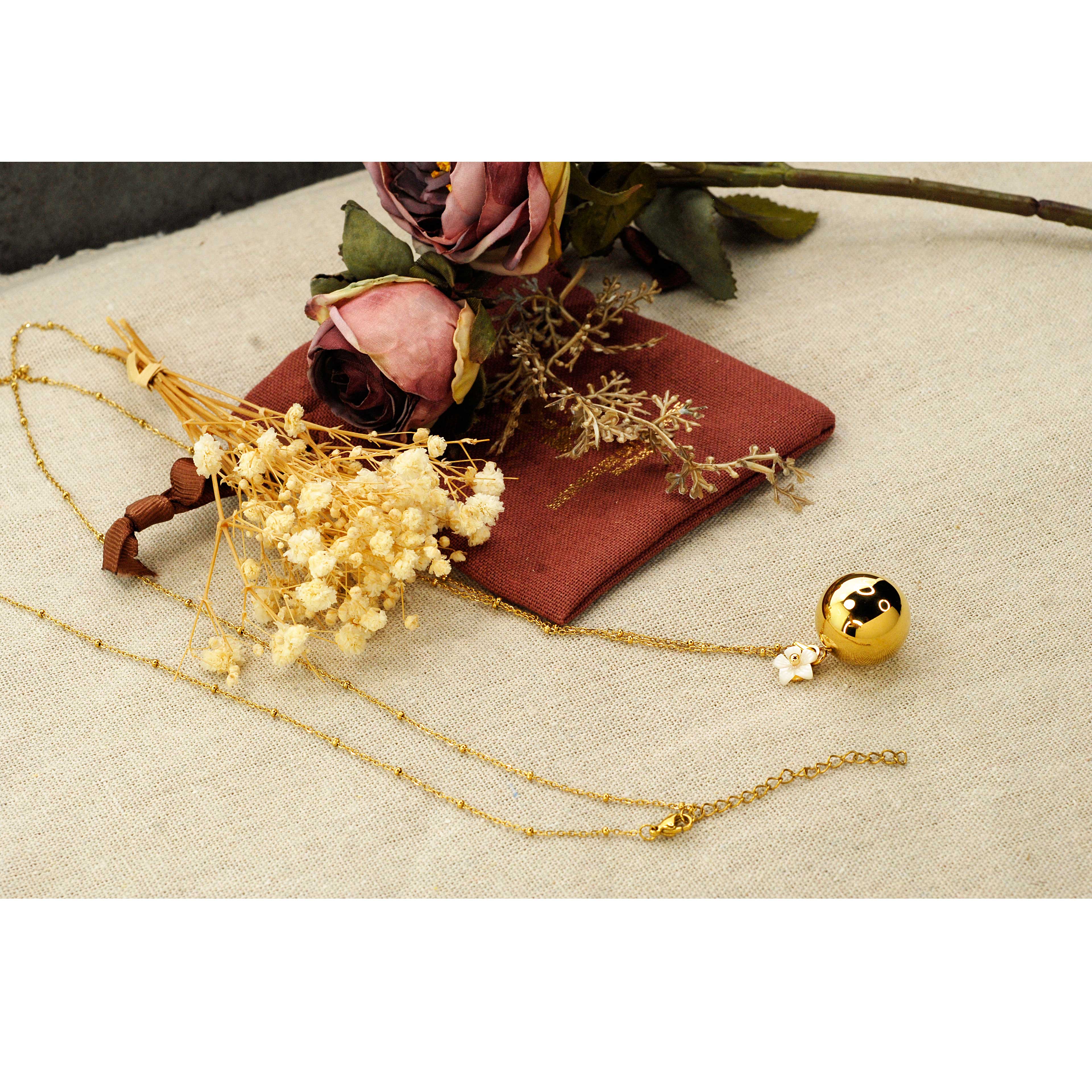 Merveilles du Monde - Vendita all'ingrosso Gioielli a scatto - Pendente gravidanza bola in acciaio inox15