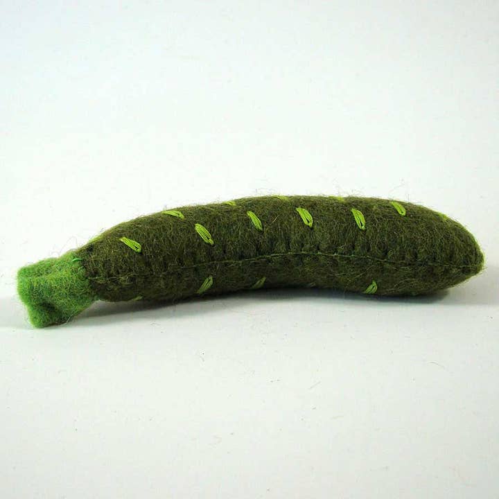 Papoose Toys - Wholesale Stuffed/Plush Toy - Kids & Baby - Felted Wool Vegetables - Carrot, Zucchini, Mushroom