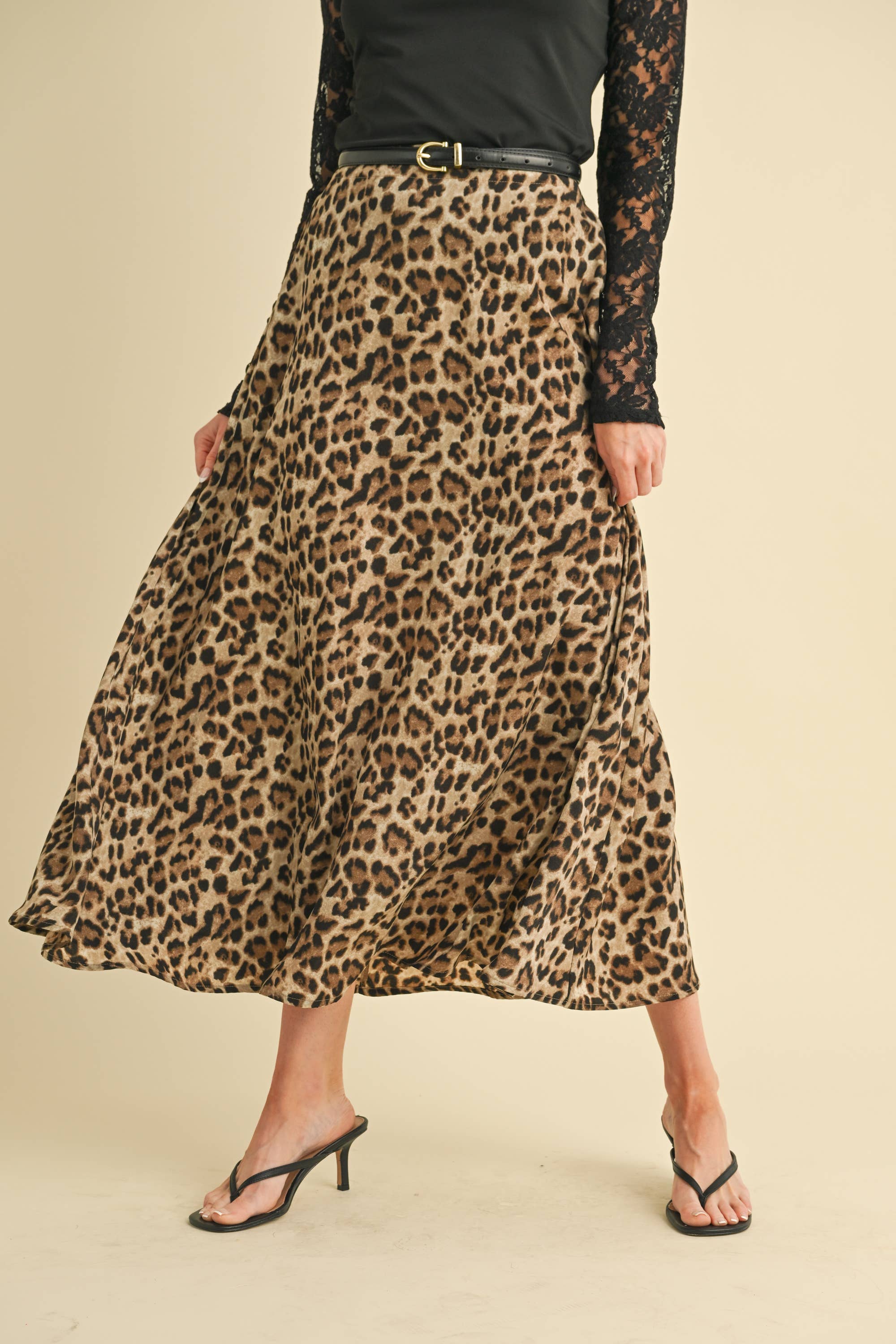 AEMI + CO - Vente Jupe – femme - 7136FN Jupe Maxi Léopard Verine14