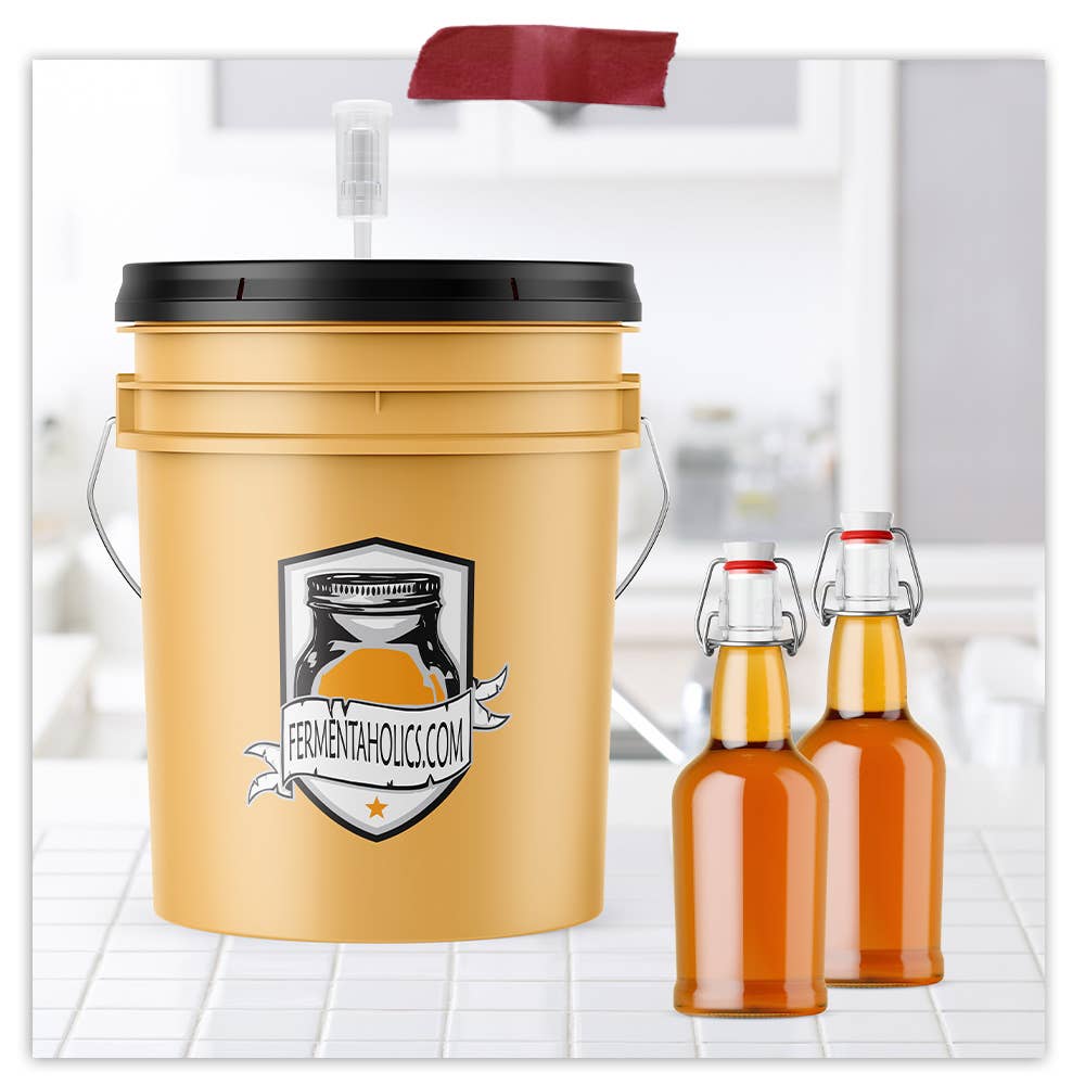 Fermentaholics - Vente Kit de fabrication de boisson - Kit de mise en bouteille kombucha avec bouchons à bascule7