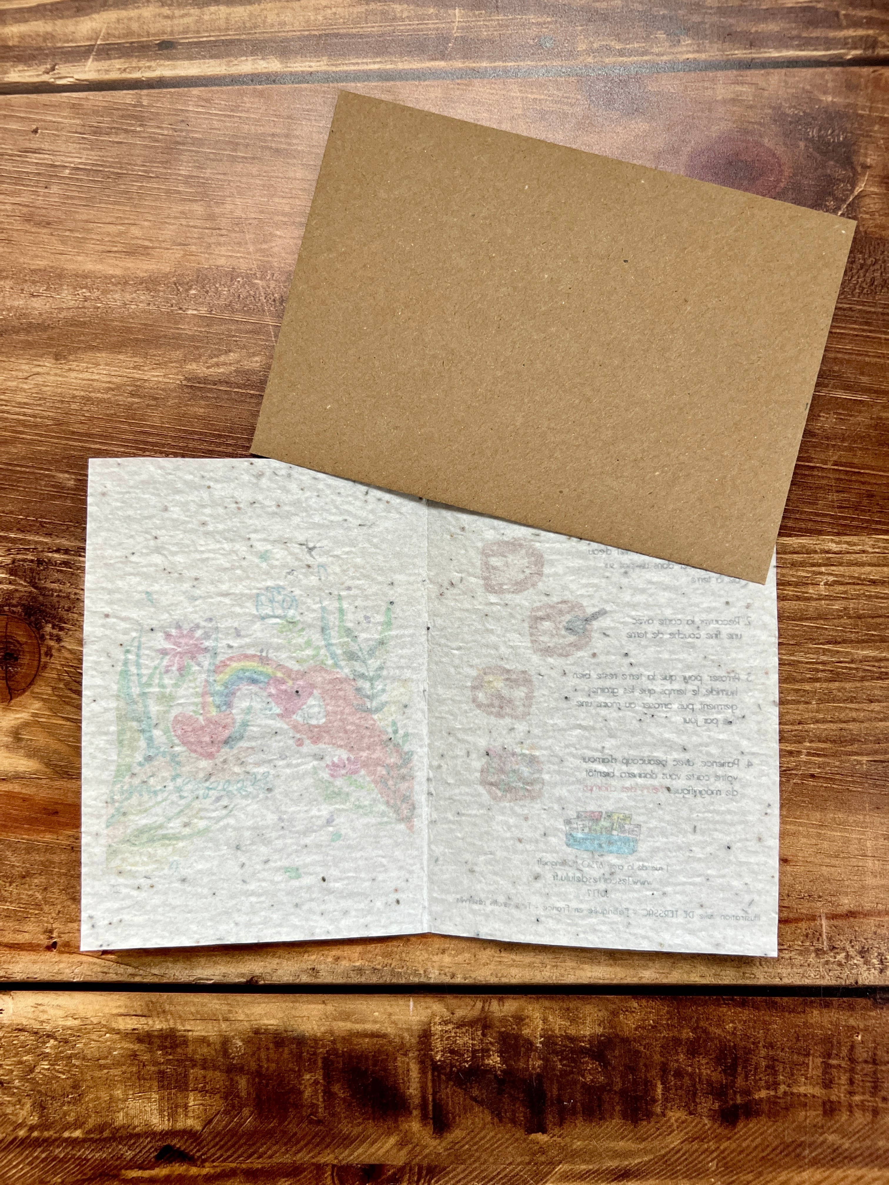 Les cartes de Lulu - Vendita all'ingrosso Biglietti d'amore - Set di 12 carte di amore con semi piantabili - San Valentino4