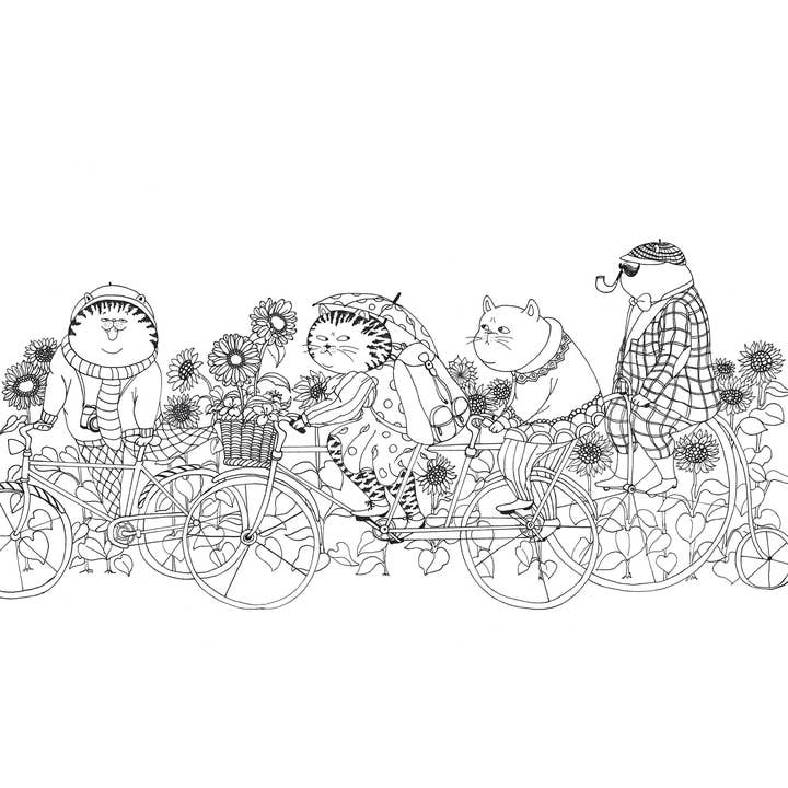 Hachette Book Group - Wholesale Coloring & Activity Book - Adult - A Million Cats Coloring Book2