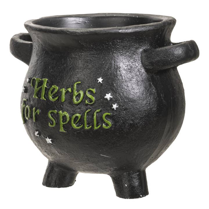 Pacific Trading - Wholesale Plant Pot - Herbs for Spells Cauldron Planter2