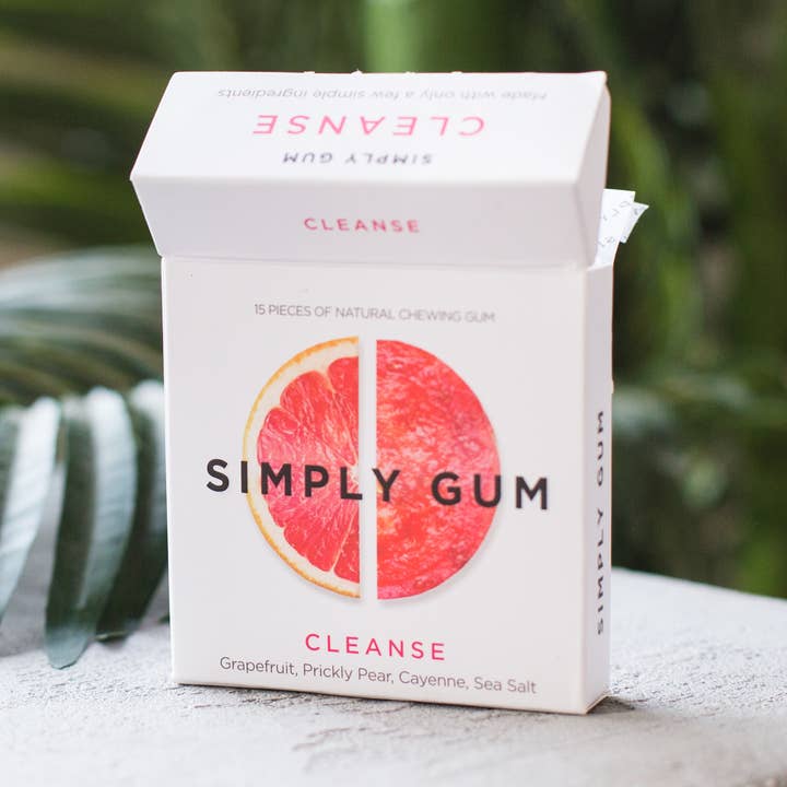 Simply Gum - Wholesale Chewing gum - Cleanse Chewing Gum- Natural + Plastic-Free | 12 Pack1