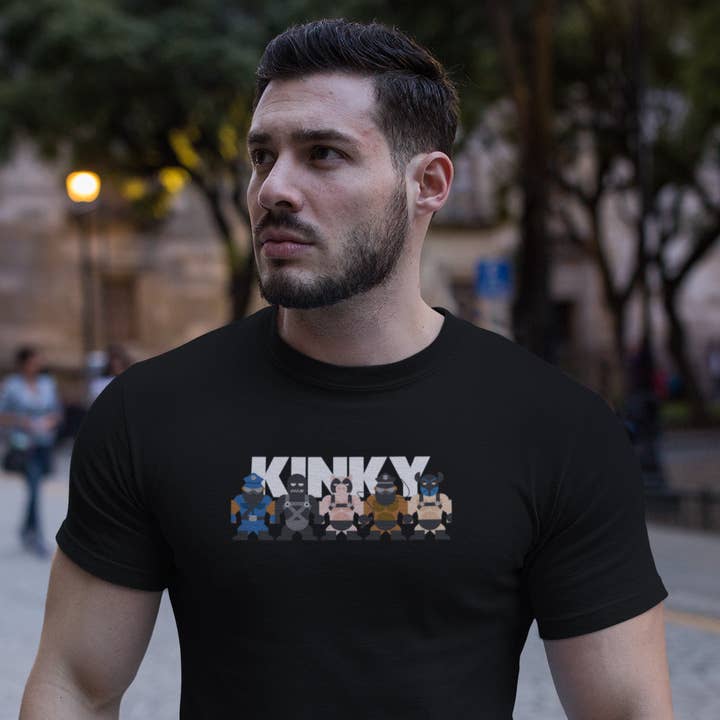 Leather Pride T-Shirt - Kinky Mates for wholesale by Mischief Mates