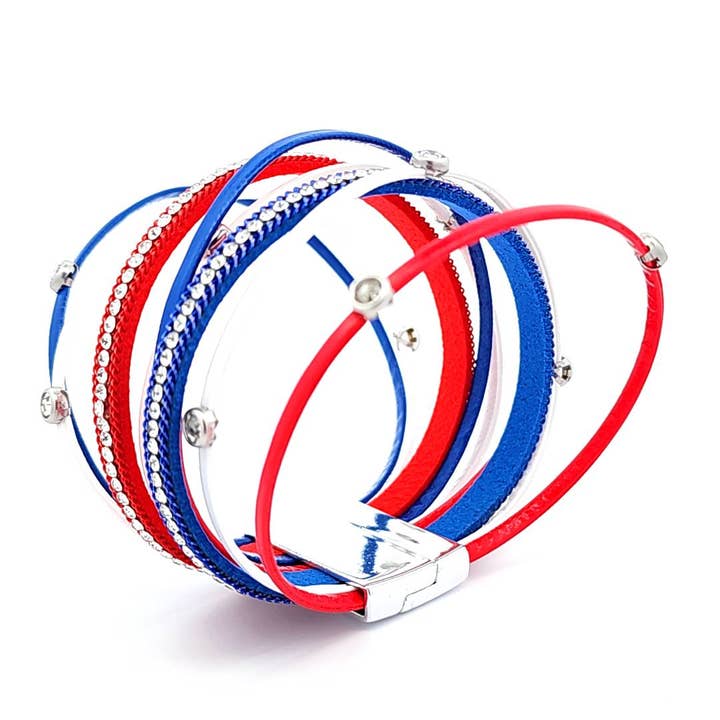 Buffalo Football Fan Magnetic Cuff for wholesale by The Pearl & Stone