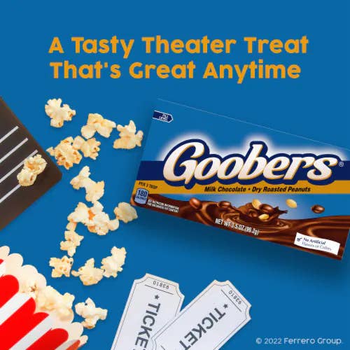 I Got Your Candy - Wholesale Chocolate Covered Sweets - Goobers Candy Theater Box 3.5oz - 15ct2