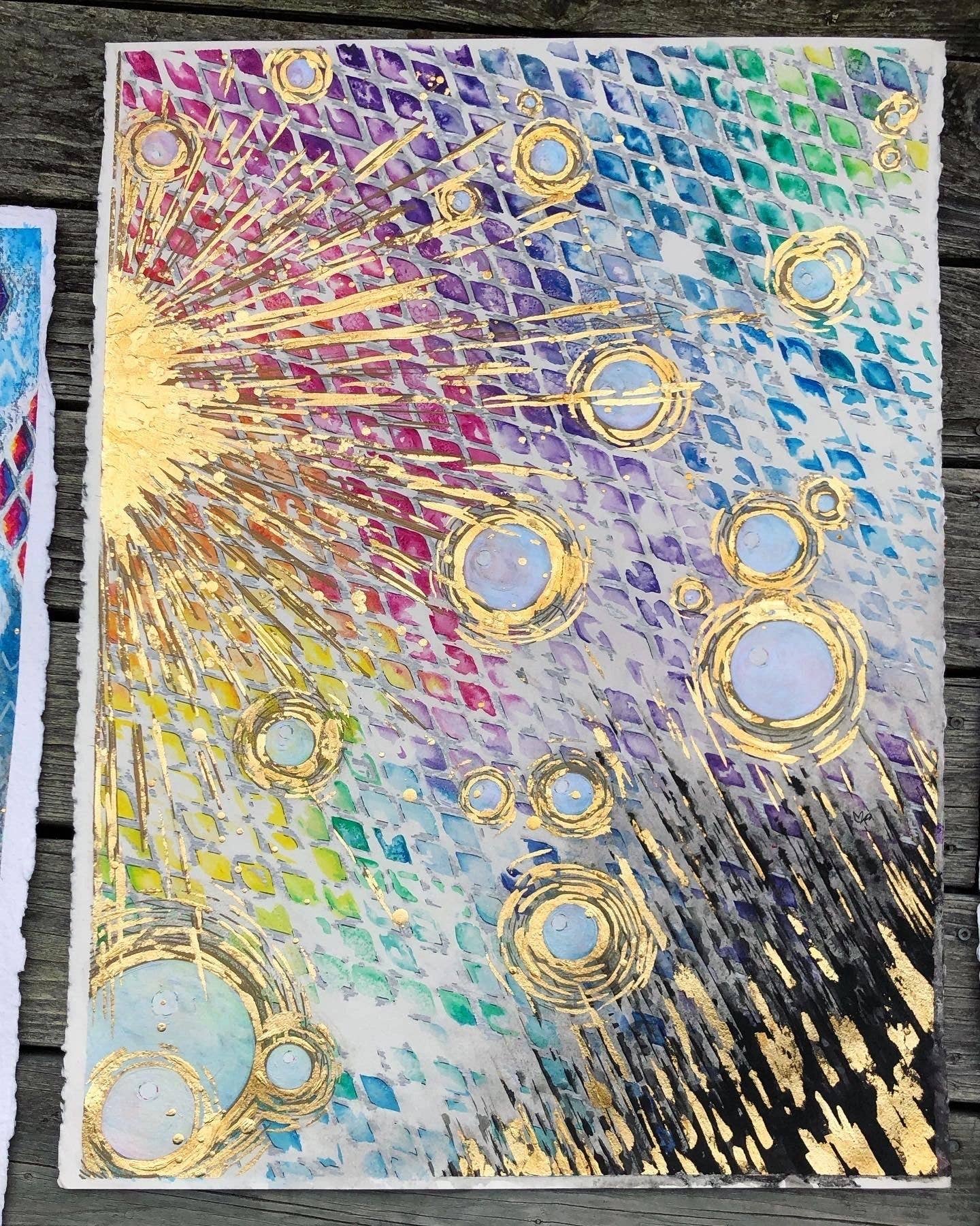 The Wild Blue Bear - Wholesale Art Print - Somehow It All Works Out Giclee Print2