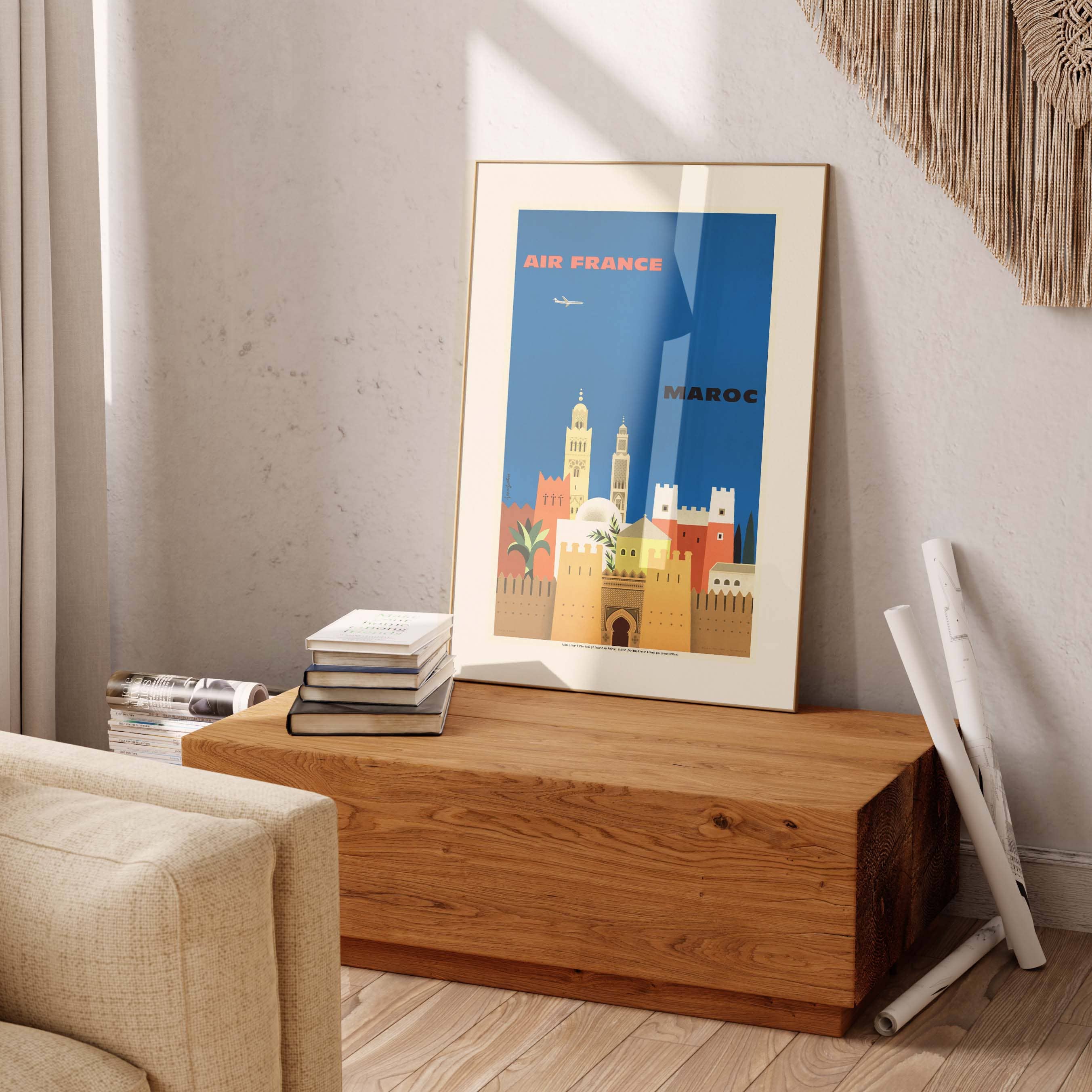 Oneart - Wholesale Poster - Air France / Morocco Poster - AFL00925