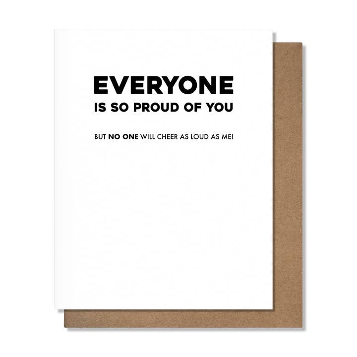 Cheer As Loud - Carte de félicitations pour la vente par Pretty Alright Goods