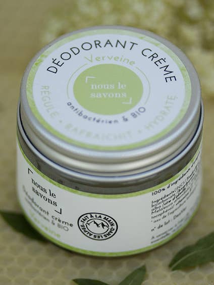 Deodorante naturale biologico con verbena per la vendita all'ingrosso da parte di Nous Le Savons