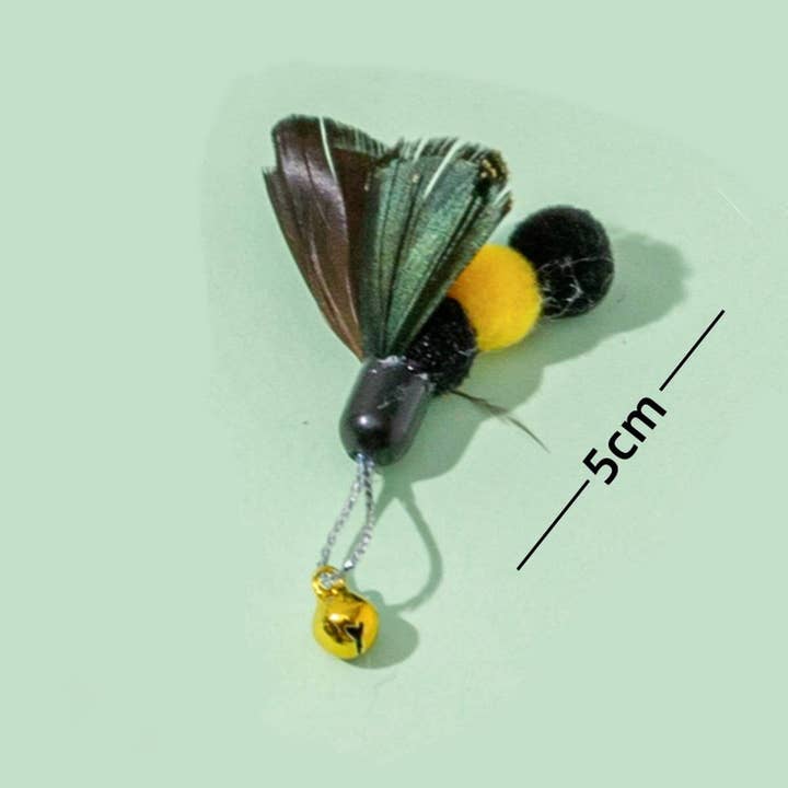 PAWPAWwholesale - Wholesale Pet Toy - Cat - Insect Teaser Wand for Cats – Refill Bug Heads_CWMM67955