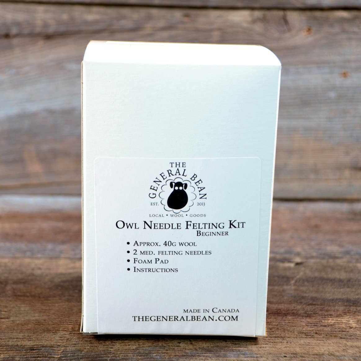 The General Bean - Vendita all'ingrosso Kit da cucito creativo - Kit di Feltro ad Ago Gufo Comune - Kit Creativo - Kit Uccello2
