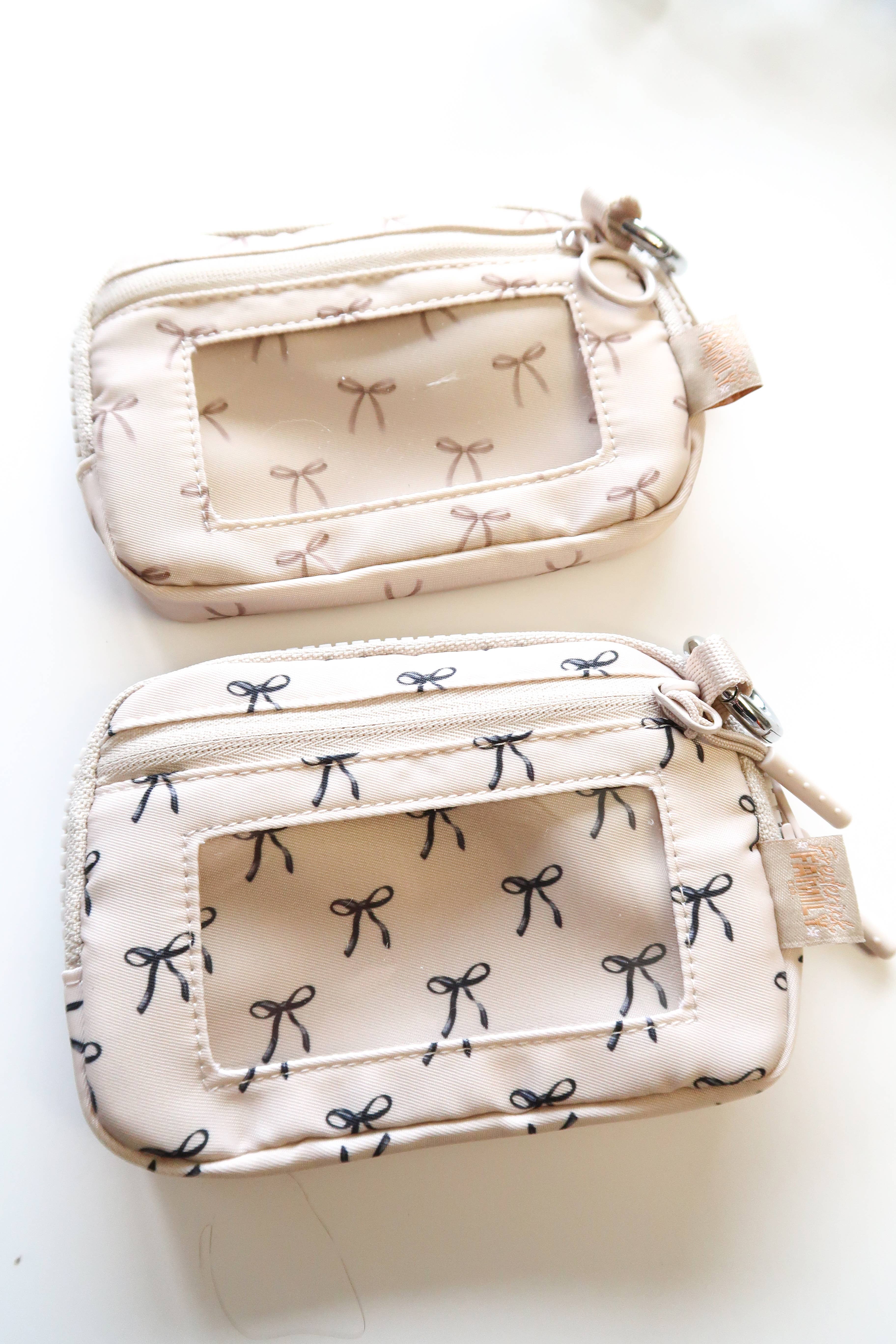 Frederick Family Co. - Wholesale Wallet - Women's - Bow Keychain Wallet with Wrist Lanyard, Compact Card Holder 1