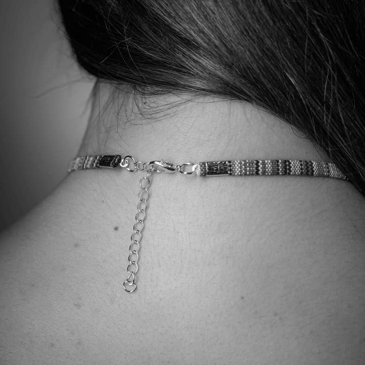 Made By Nami - Wholesale Choker/Collar - Choker Necklace - Black-Pink