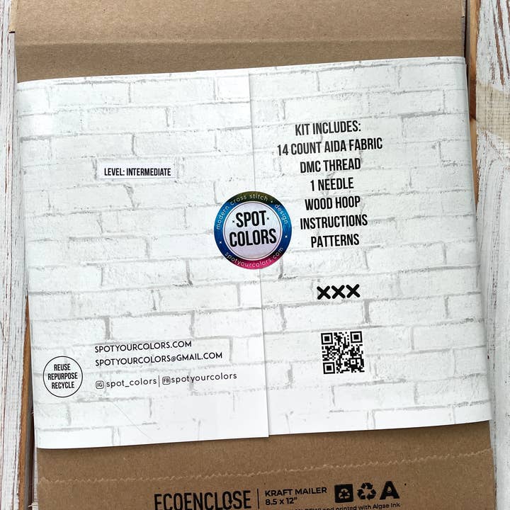 Spot Colors - Wholesale Embroidery/Cross Stitch Supplies - Fuck This Shit Cross Stitch Kit