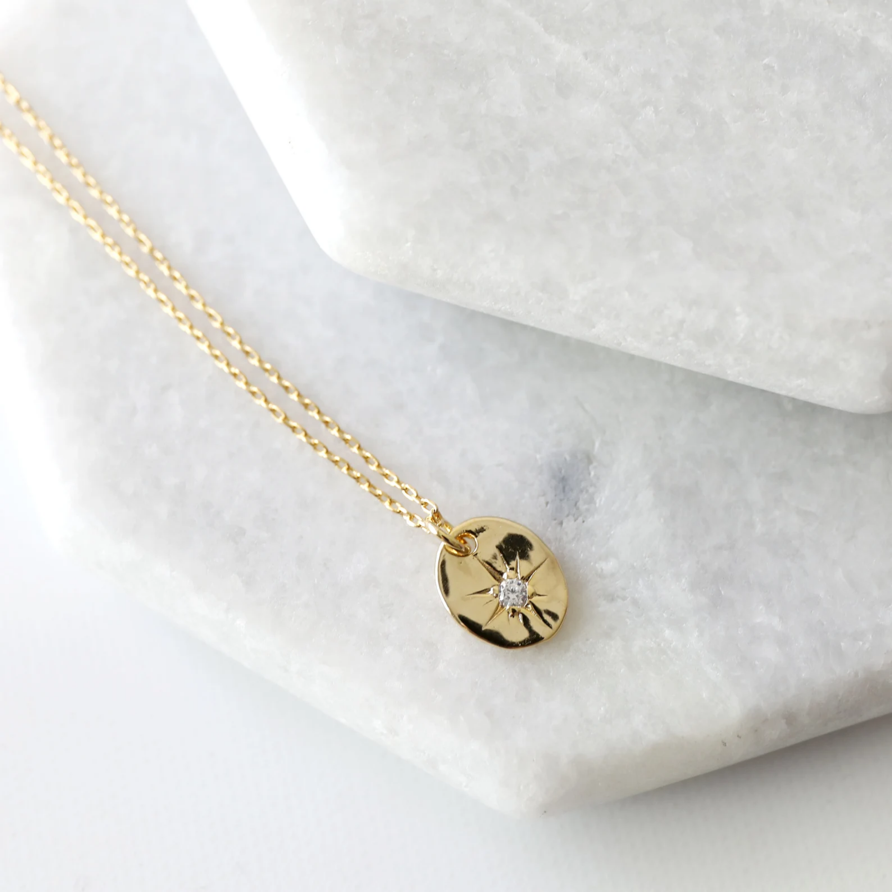 Faith & Life Christian Brands – wholesale Pendant/charm necklace – "Christ In Me" 14k Gold Cubic Zirconia Christian Necklace2